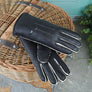 LADIES NAPPA GLOVES - BLACK
