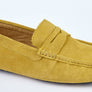 MUSTARD SUEDE DRIVING SHOES